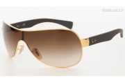 Ray-Ban Unisex Shield (RB3471 001/13 132mm) saules brilles